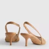 Vævede mesh-pumps med spids tå og højhælede sko