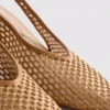 Vævede mesh-pumps med spids tå og højhælede sko