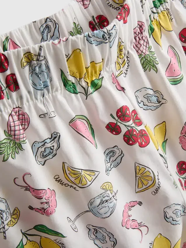 Vævede pyjamasser i bomuld