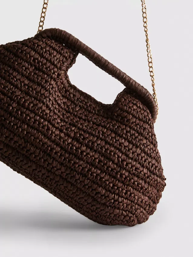 Vævet clutch