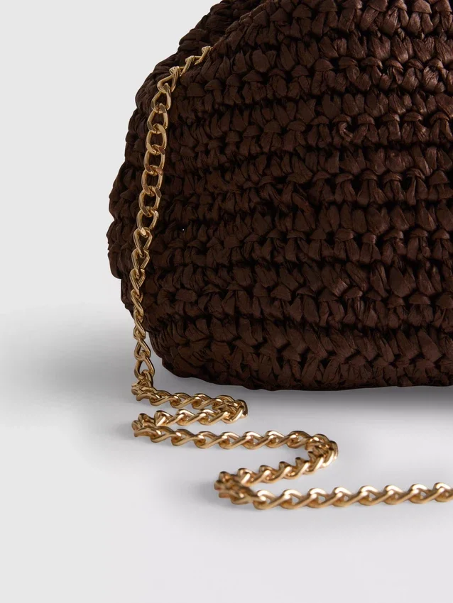 Vævet clutch