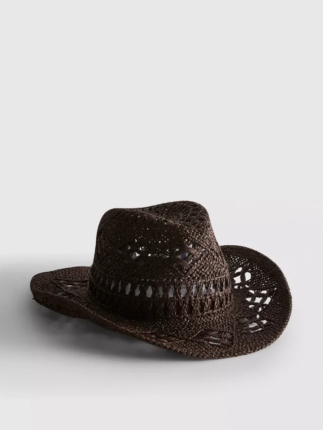Vævet cowboyhat