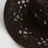 Vævet cowboyhat