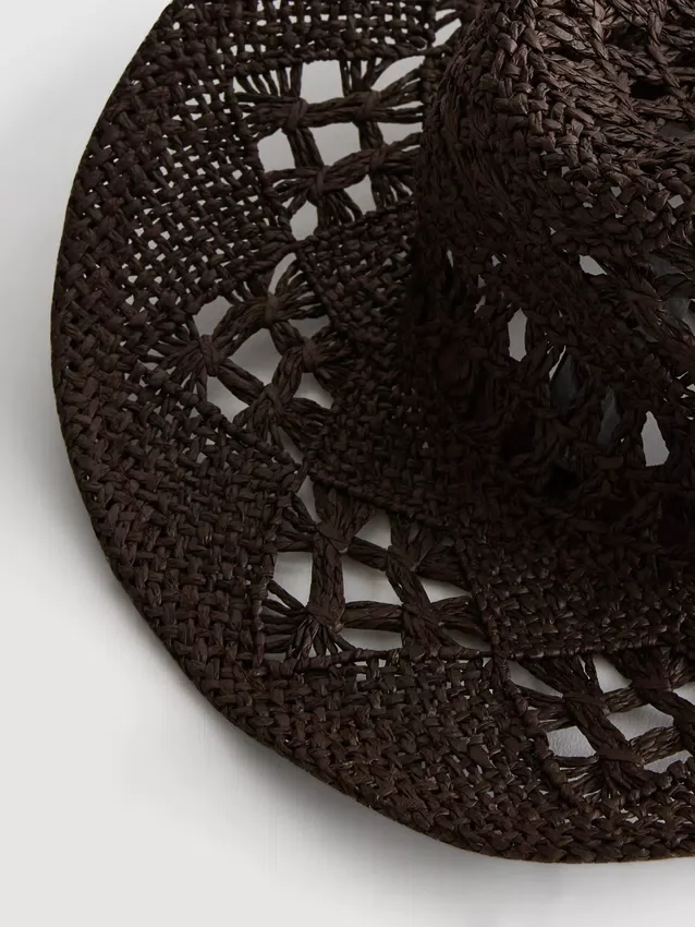 Vævet cowboyhat