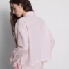 Vævet pyjamasser-skjorte i bomulds-oxford