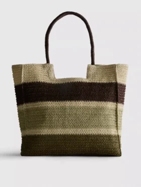 Vævet shopper