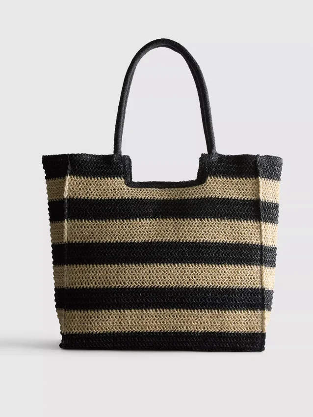 Vævet shopper