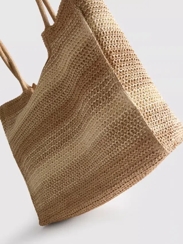 Vævet shopper