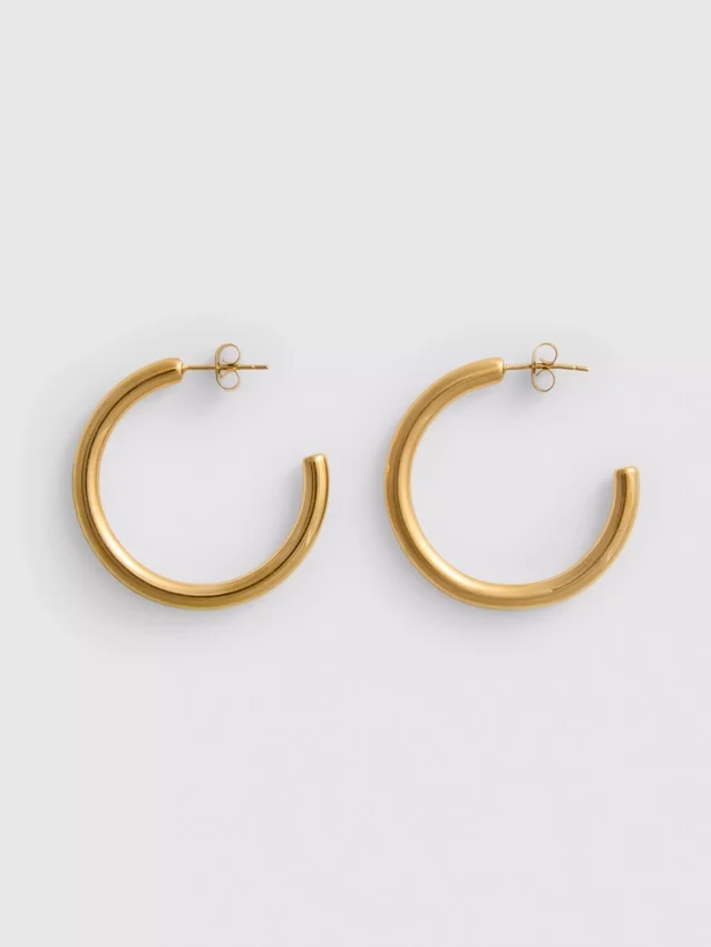 Vandtætte hoop-øreringe
