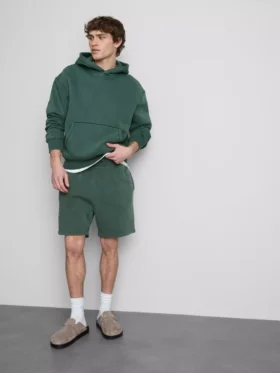 Vasket shorts med elastik