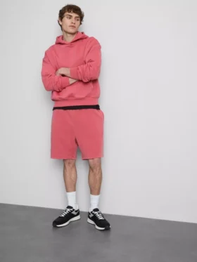 Vasket shorts med elastik