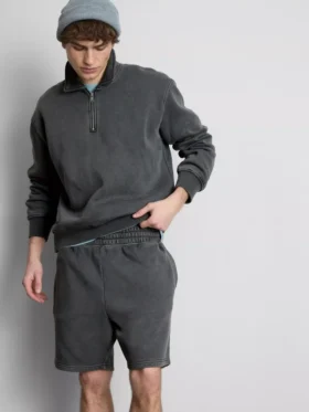 Vasket shorts med elastik