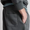 Vasket shorts med elastik