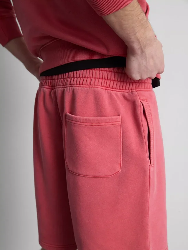 Vasket shorts med elastik