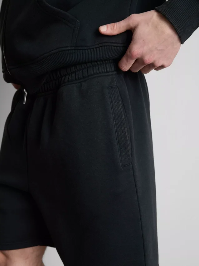 Vasket shorts med elastik