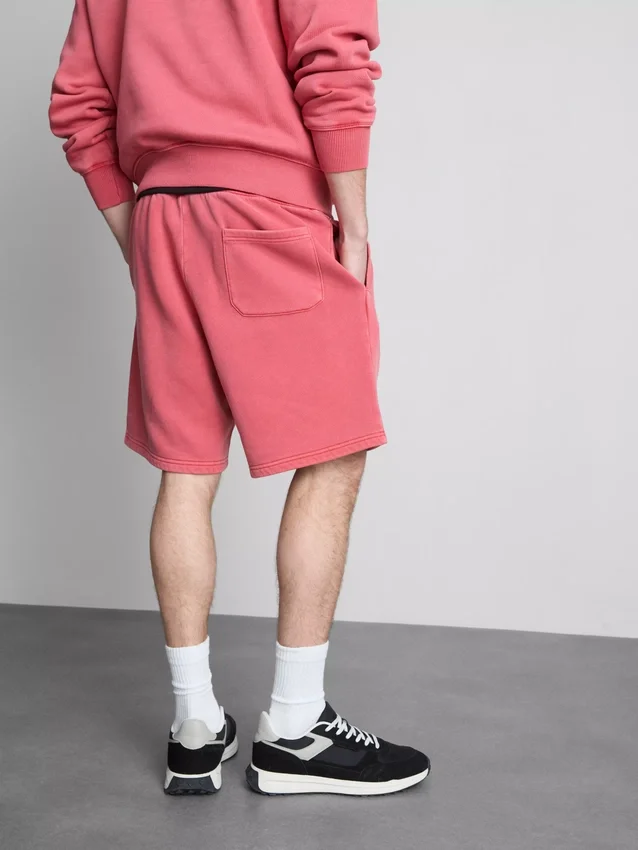 Vasket shorts med elastik