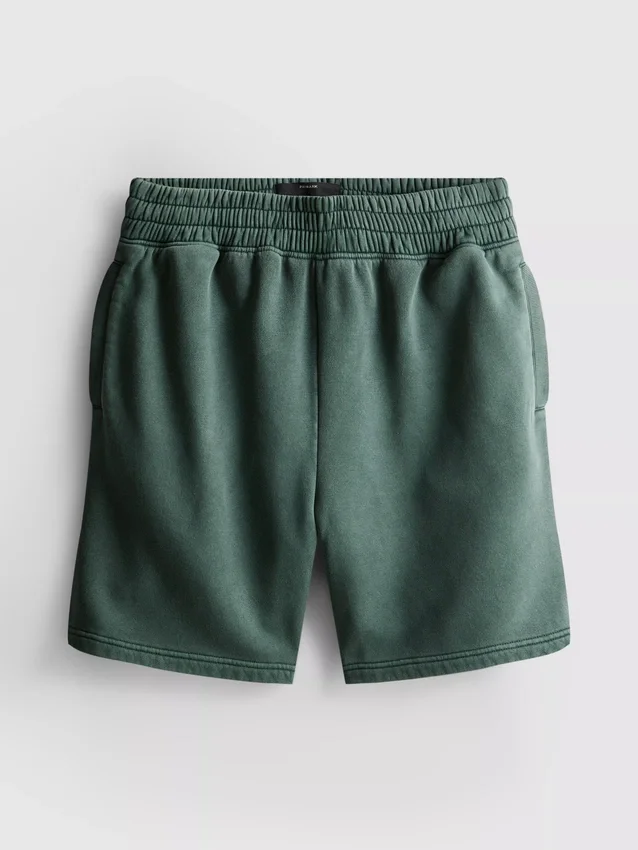 Vasket shorts med elastik