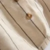 Vest i bomuldsblanding med knapper