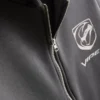 Viper-hoodie med gennemgående lynlås