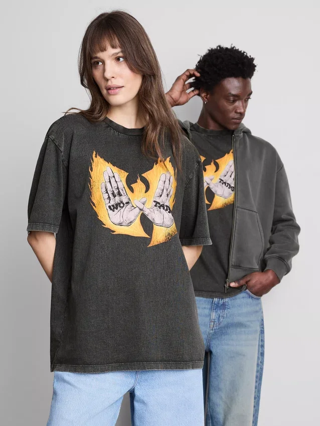 Wu Tang Clan kortærmet T-shirt