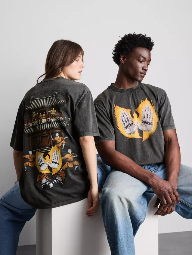 Wu Tang Clan kortærmet T-shirt