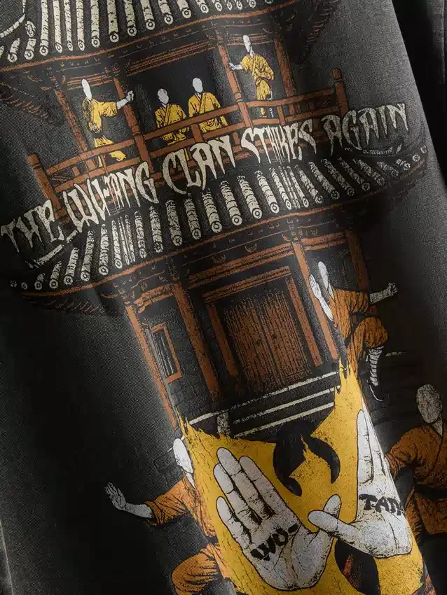 Wu Tang Clan kortærmet T-shirt