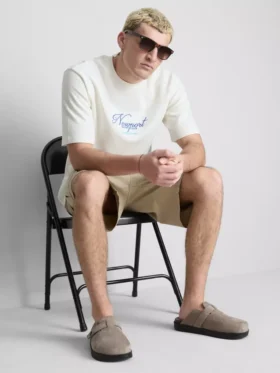 Yachtklub-T-shirt med korte ærmer