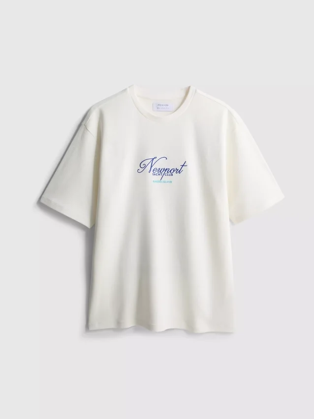 Yachtklub-T-shirt med korte ærmer