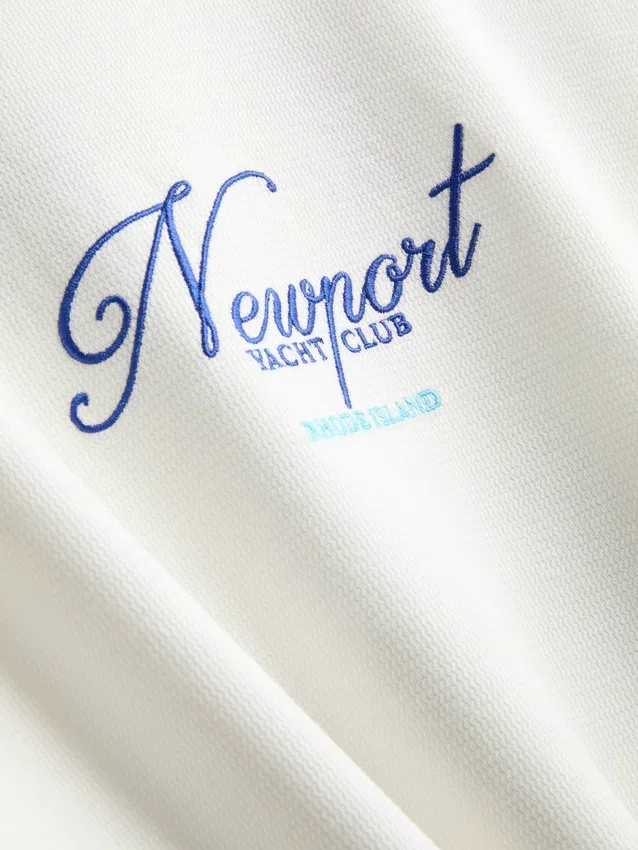 Yachtklub-T-shirt med korte ærmer