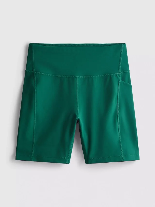 Yogashorts med høj talje