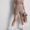 Yogashorts med høj talje
