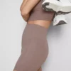 Yogashorts med høj talje