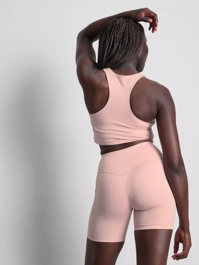 Yogashorts med høj talje
