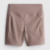 Yogashorts med høj talje
