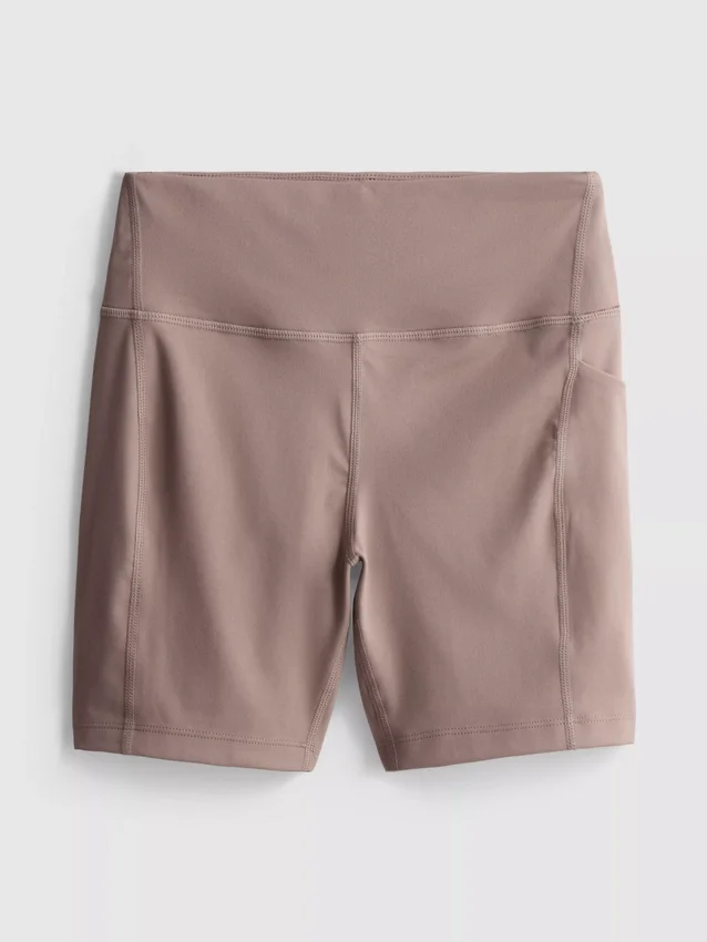 Yogashorts med høj talje