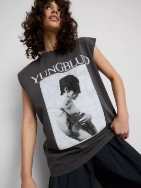 Yungblud bomulds-tanktop med grafisk print