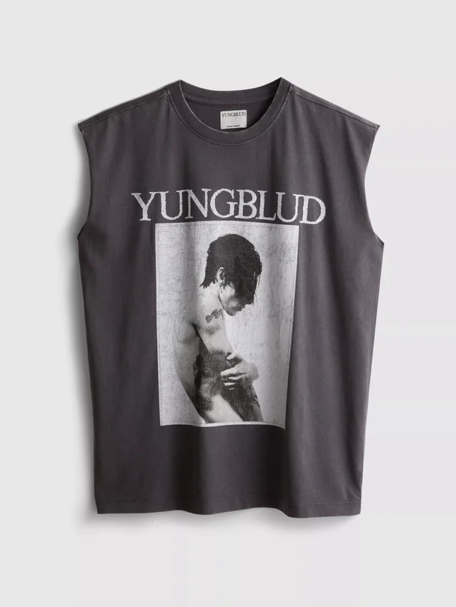 Yungblud bomulds-tanktop med grafisk print